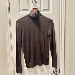 Ralph Lauren Women's Brown Turtleneck Sweater, Size SP
